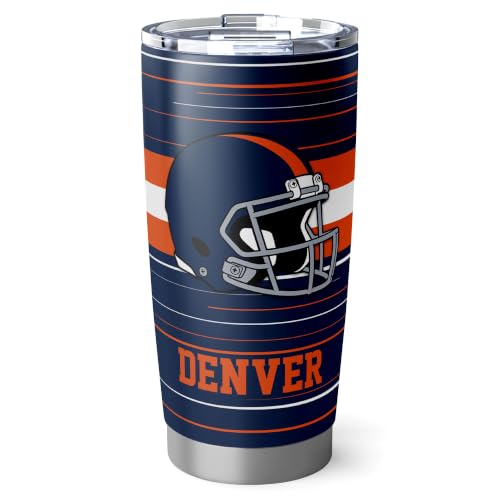 Image of Denver Tumbler 20oz Travel Mug Gifts Custom Name Number