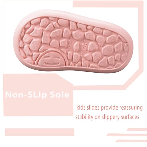 Girls Cloud Bow Slide & Shower Slippers - Non-Slip Slip-On Kids Beach Pool Indoor Outdoor Shoes4