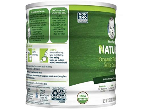 Gerber Natura Organic Toddler Formula Milk Powder Stage 23