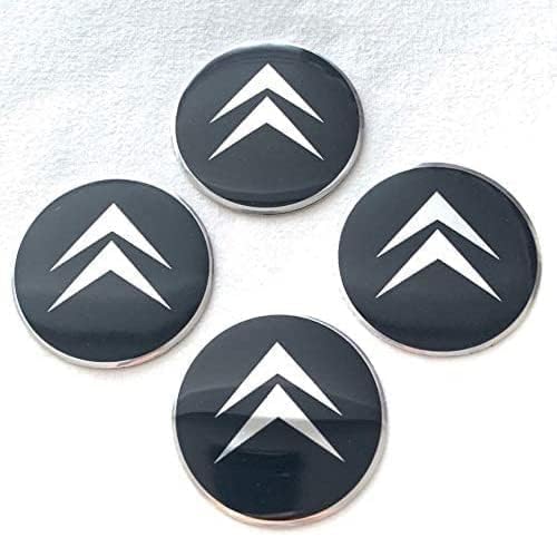 4 Autocollants Cache-moyeux Pour Citroën 65 Mm - Protection Et Style Pour Jantes, Faciles à Coller - 7