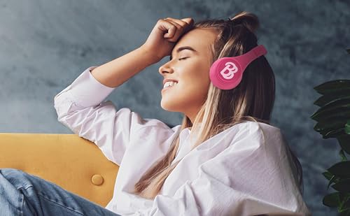 Image of Barbie Bluetooth Headphones for Kids, Wireless Headphones for School, Home, or Travel (Barbie)