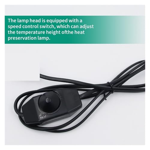 Support de lampe chauffante E27 anti-brûlure avec cordon pour reptile - 8