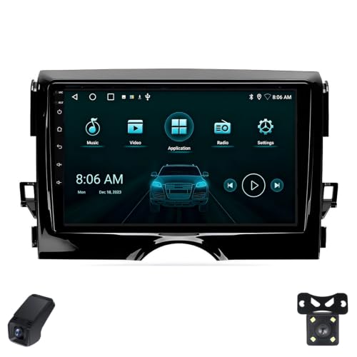 Genérico Autoestéreo para Toyota Mark X X130 2 II 2009-2019 Android CarPlay con Pantalla táctil de 9 Pulgadas 1280×720 Autoestéreo/SWC/Bluetooth/FM Am RDS DSP/Wi-Fi/4G LTE/GPS/ADAS DVR(L10)