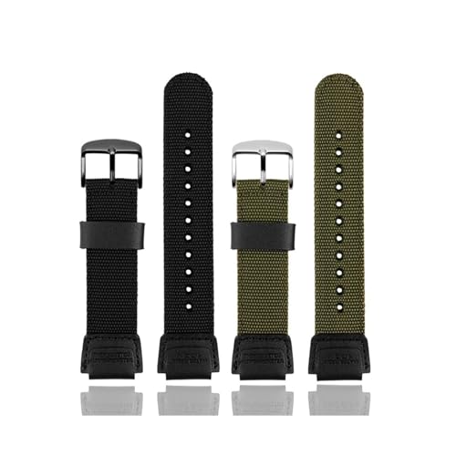 Bracelet de montre nylon 18mm finition Silver Block ultra robuste