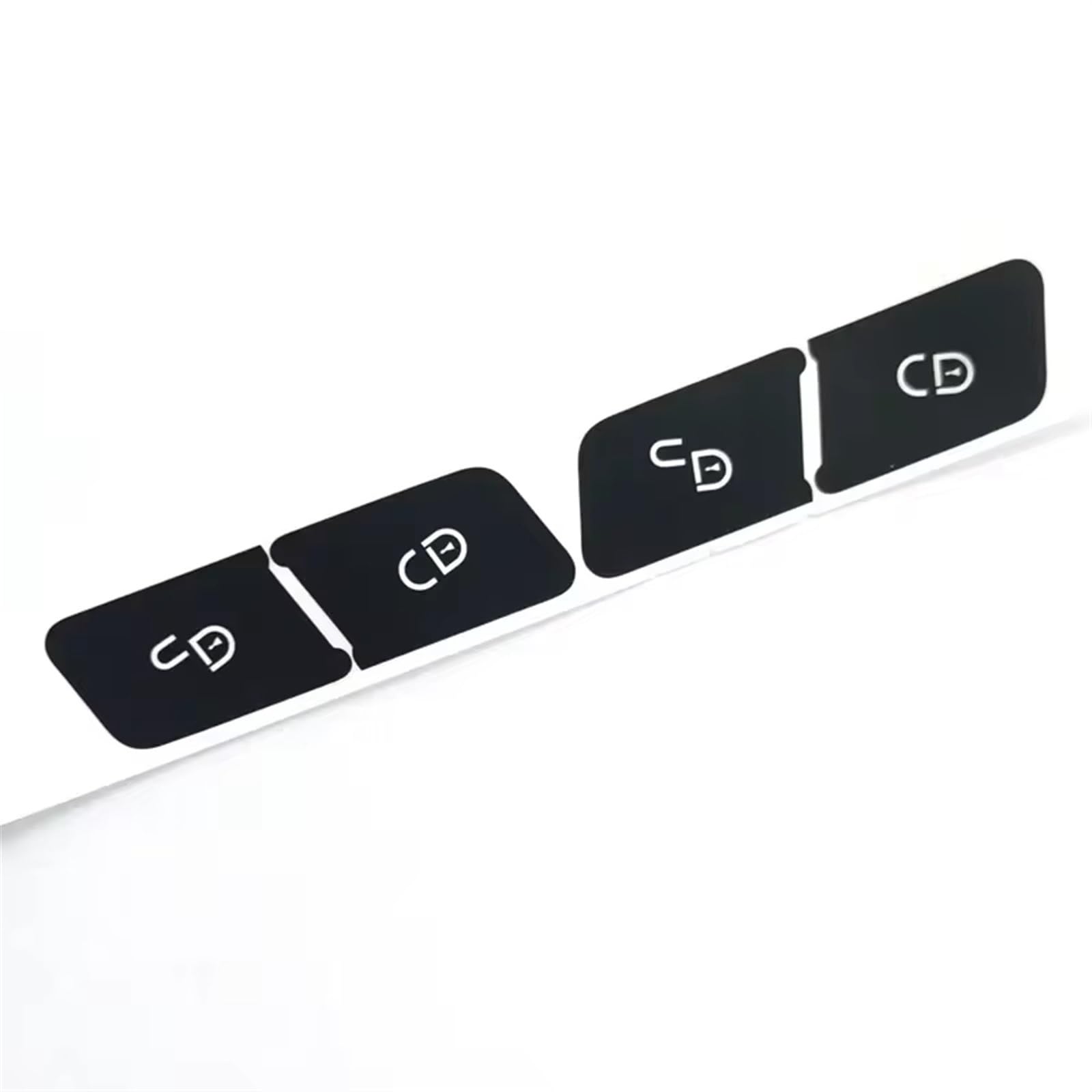 Dash Button Sticker Compatible with Benz for SLK-Class R172 for CLS-Class W218 Car Button Repair Sticker Front Door Lock Switch(A)