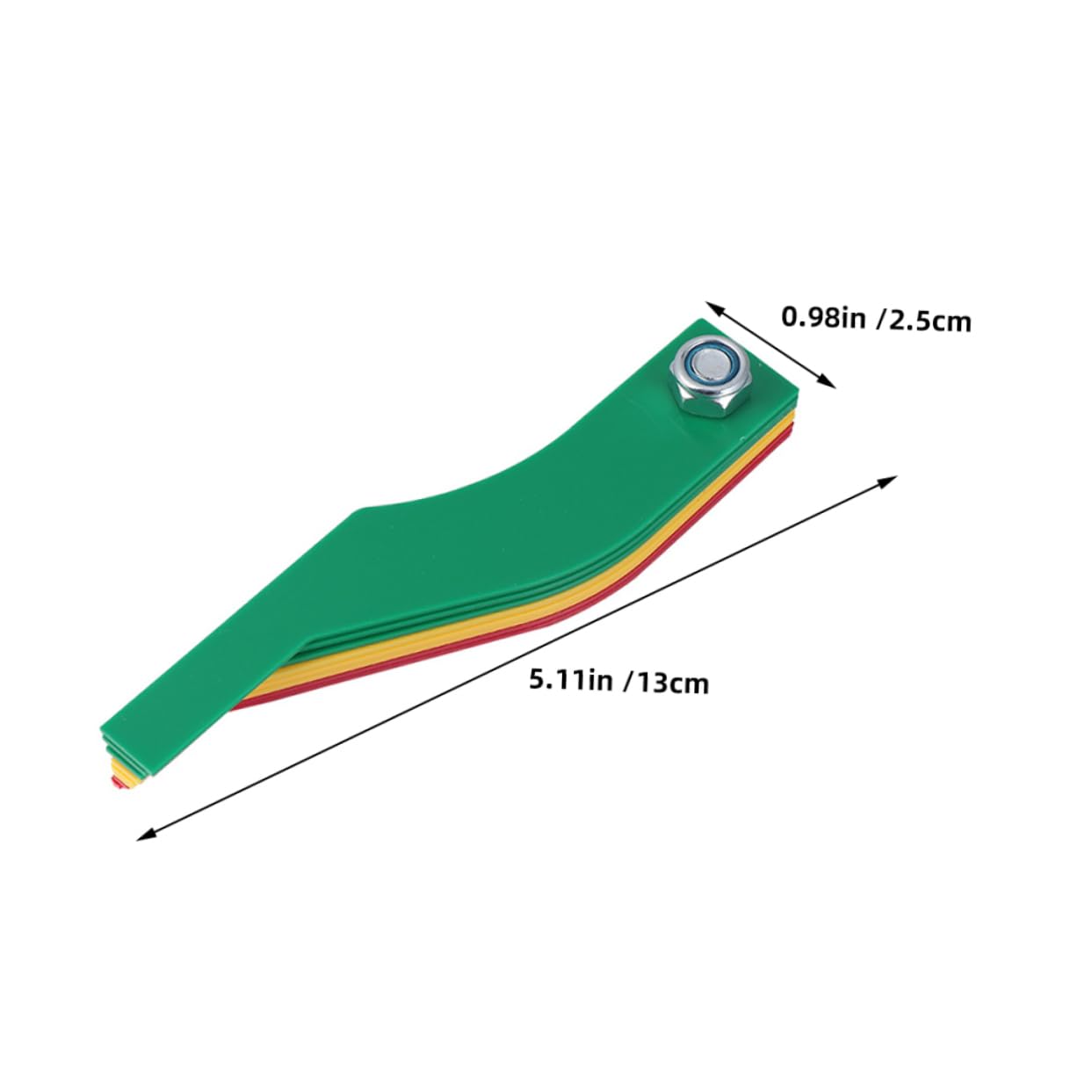 MUCKLILY 3pcs Brake Pad Measurement Tool Kit Brake Pad Thickness Gauge for Trucks and Cars Precision Wear Measurement and Safety Enhancement
