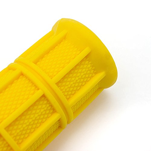 22/24Mm Universal New Aluminum Rubber Gel Hand Grips For Motorcycle 7/8" Handlebar Sports Bikes Gold #TOP1