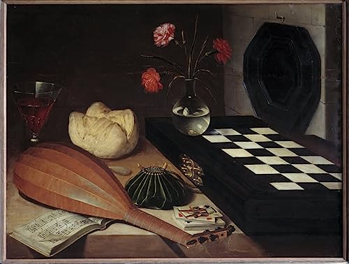 Tableau nature morte échecs Lubin Baugin avec impression d'art mural haute définition