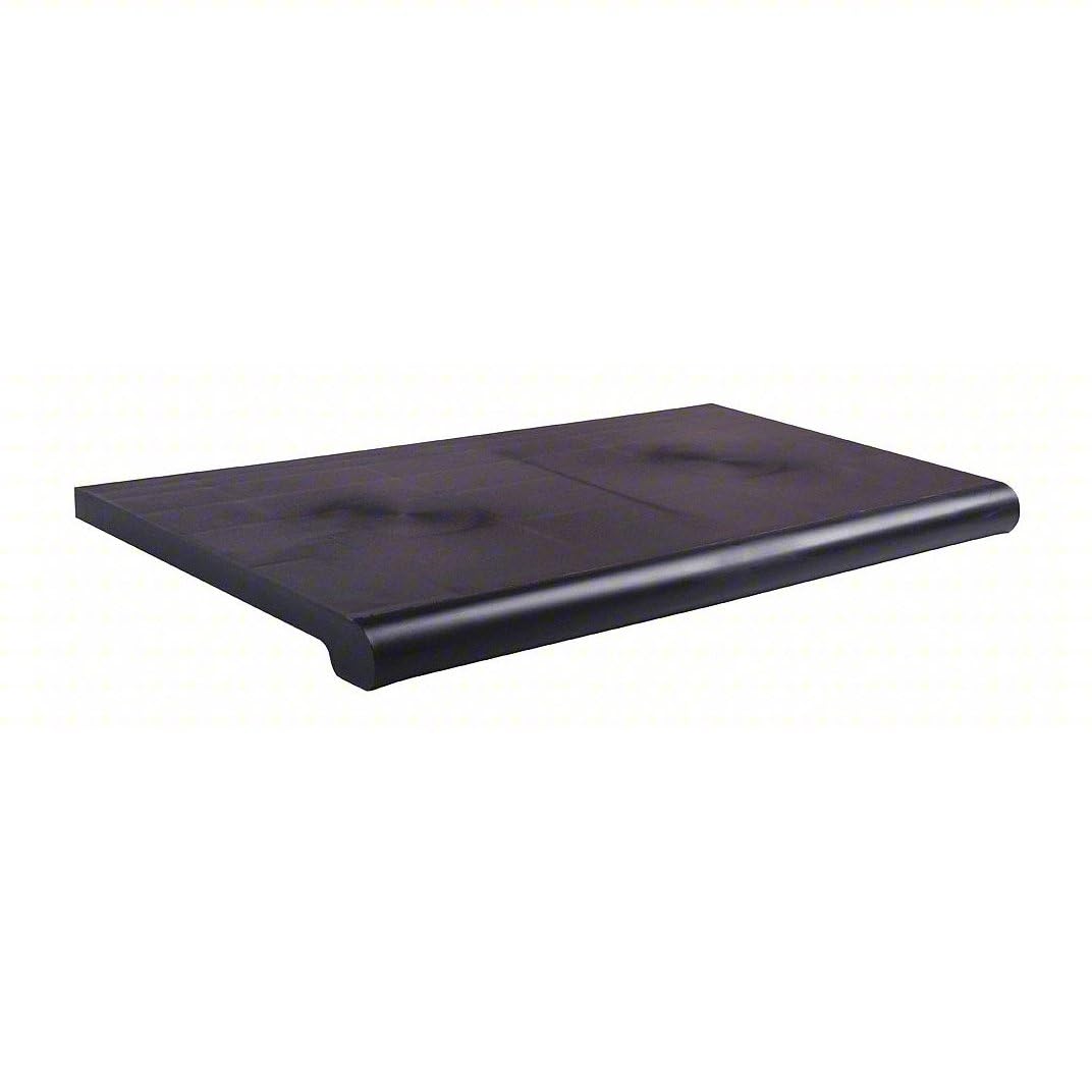 Bullnose Shelf in Black 13 x 24 Inches - Case of 4