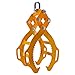 Produktbild Martenbrown® Doppelreihige Verladezange für Holz I Rückezange I Holzgreifer I Schleppzange Holzzange doppelt I Holzpackzange I Hebezange I Forstgreifer I Fällgreifer/Belastung 2500kg