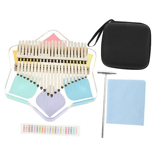 Kalimba transparent petit instrument de musique léger pour jouer sans stress et apprendre facilement