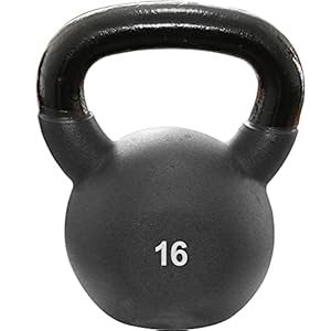 Kettlebell 2kg, 4kg, 6kg, 8kg, 10kg, 12kg, 14kg, 16kg, 18kg, 20kg, 22kg, 24kg, 26kg, 28kg, 30kg in schwarz | Kugelhantel Hantel Schwunghantel Gusseisen