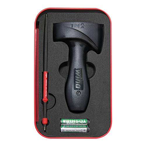 Wiha Drehmoment Testgerät Torque QuickCheck (42086), 3 tlg., mit Adapterklingen und Batterien, mobiler Schnelltester Drehmomentwerkzeug, Tester für Drehmomentwerte