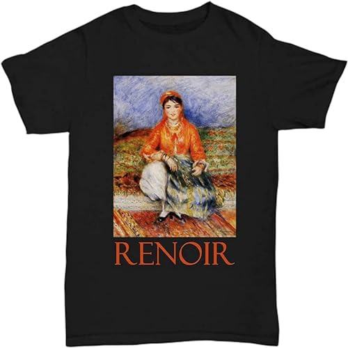 Men's T-Shirt Algerian Girl by Pierre Auguste Renoir Birthday Gift L