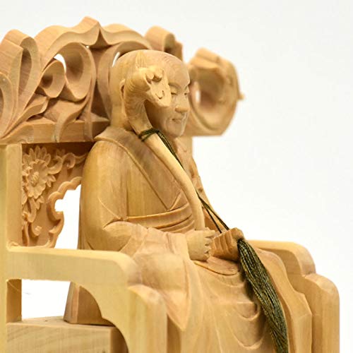 Amazon｜木彫り仏像 【高祖道元（承陽大師）・太祖瑩山（常済大師 