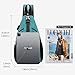 LOVEVOOK Sling Bag for Women Casual Daypack Nylon Crossbody Sling Backpack Travel Shoulder Bag Hiking Daypack (Green)