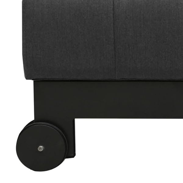 OUTLIV. Doppelliege Miami Aluminium Anthrazit/Flanelle