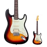 Guitarra SX SST62+ HSS 3TS Sunburst com Bag