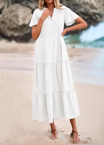 Image of KIRUNDO Summer Maxi Dresses for Women 2026