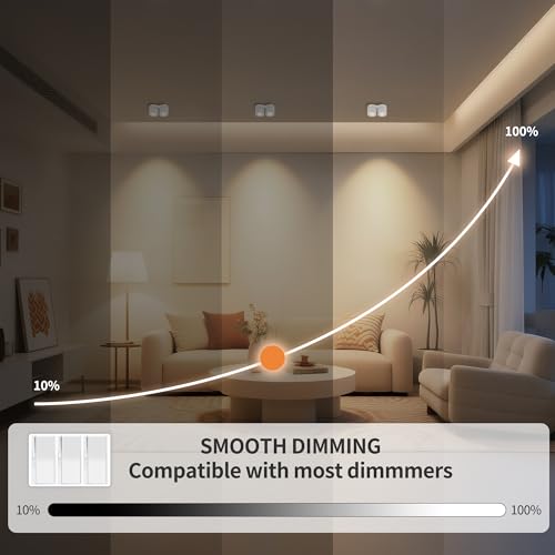 Image of LED Ceiling Spotlight Indoor Directional Lighting Ceiling Light | 5CCT\2700K /3000K /3500K /4000K /5000K,Dimmable,Adjustable,For Room Living Hallway Gallery Art Ligh