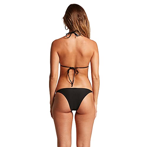 Maillot de bain Volcom Simply Mesh Skimpy pour femme en noir - 4