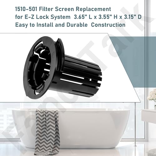 Image of Filter Screen Replacement for E-Z Lock System, 3.65 inch L x 3.55 inch H x 3.15 inch D | Easy to Install, Durable Construction, Replace DIM01510-501, Replace 1510-501, Replace 1510 501