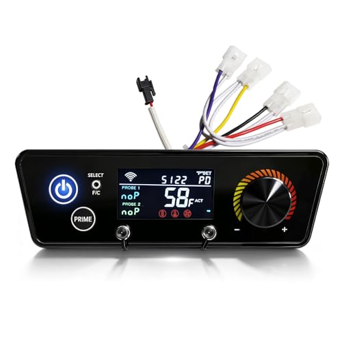 Upgraded WiFi and Bluetooth PID Trapezoid Control Board with Smart APP Control for Pit Boss Wood Pellet Grill Lexington 540/Classic 700/Austin XL 1000/440FB1 Matte Black Models