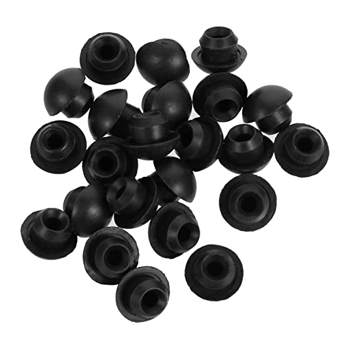 Image of Uonlytech Floor Jack Plugs 0.51 Inch Hydraulic Oil Filler Plugs Rubber Bung for Engine Hoist Vehicle Lift Sealing Replacement Pack of 20