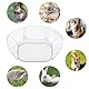 QWORK® Laufstall Haustiere, Faltbar Gehege für Tiere, Pop-up-Laufstall, für Meerschweinchen, Kaninchen, Hamster, Katzen, Hunde