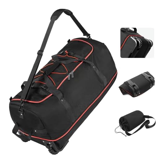 Vomgomfom Expandable Wheeled Duffel Bag
