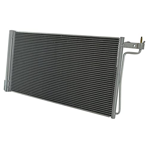 Image of TRQ A /C Condenser and Receiver Drier Assembly Compatible with 2012-14 Ford Focus L4 2.0L Naturally Aspirated