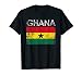 Vintage Ghana Ghanaian Flag Pride Gift T-Shirt