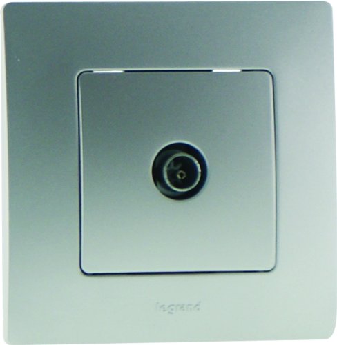 Legrand LEG96563 Prise TV Complet argent Niloe