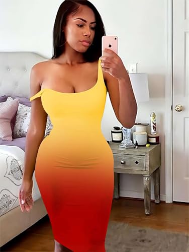 Image of Mrskoala Women Midi Tank Dresses Sexy Club Casual Dress Summer
