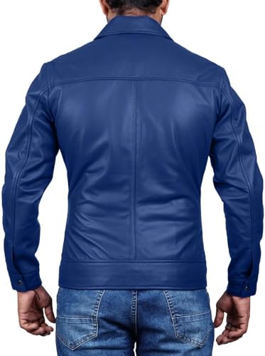 Image of Men's Suede Shirt Zipper Jacket Full Zip Casual Vintage Jackets Suede Leather Jackets for Mens