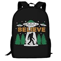 HUIANBPO Galaxy Fox Pattern Backpack,Lightweight School College Bookbag Casual Student Travel Laptop Daypack - 17inch