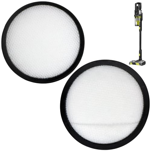 Image of 2-Pack Vacuum Filters Replacement for Ryobi PBLSV719K /PBLSV719B /PBLSV718K 18V ONE+HP Cordless Handheld Vacuum, Model # A32SV718K2