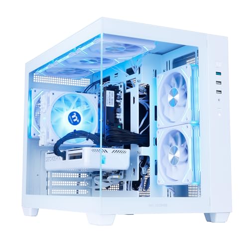Image of MLOONG Gaming PC Desktop for Gamers & Streamers,AMD Ryzen 5 5500 up to 4.2GHz, GeForce RTX 5060 8GB GDDR6, 1TB NVMe SSD, 16GB DDR4 RAM, 650W 80+ Bronze PSU, Wi-Fi, Windows 11 Home