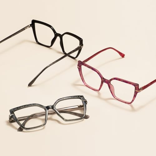 Gafas de ojo de gato para mujer que buscan comodidad y bisagra de acetato 5