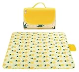 Vielseitig einsetzbar – Die Picknickdecke eignet sich nicht nur for ein Picknick, sondern auch for den Strand, Grillabende oder Camping. Sie können sie auch for Sonnenbaden oder als Unterlage zu Hause verwenden. Sie schützt auch Autositze, z.B. vor Nässe, schmutzigen Haustieren und vielem mehr.