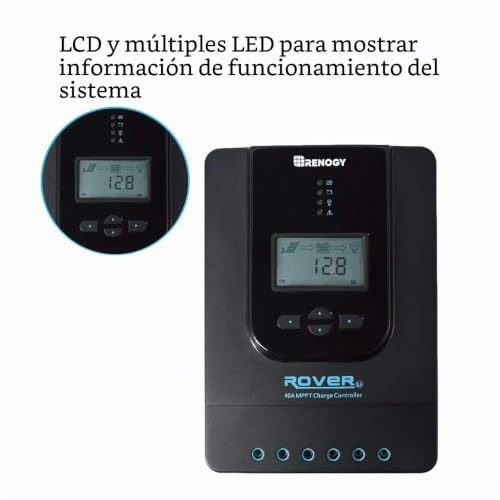 Regulador MPPT 40A para solucionar la falta de batería en instalaciones solares de litio y gel 2