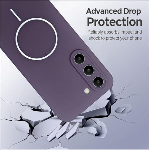Image of Silicone Back Cover Case for Realme C83 5G | Soft Micro-Fibre Lining Inside | Magsafe Print On Back Side Camera Protection Bump | Shockproof