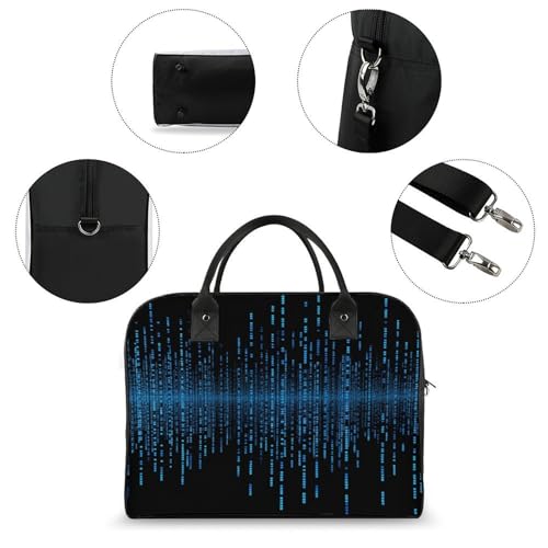 Maletín para laptop con correa ajustable, amplio miniatura 6
