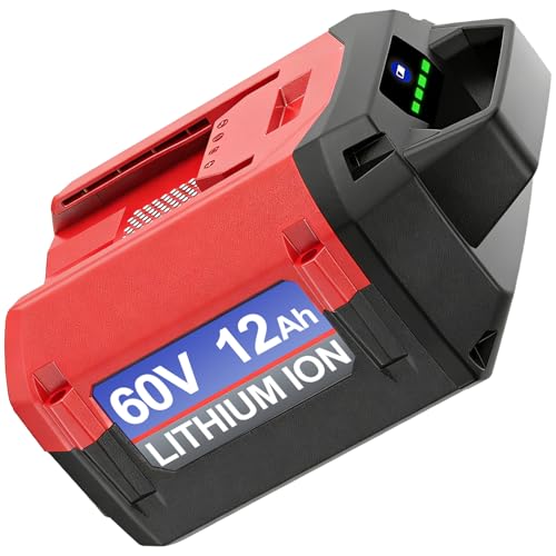 DTK 12Ah Long Lasting Batteries Replacement for Toro 60V Battery Ultra-High Capacity 12000mAh Lithium Battery