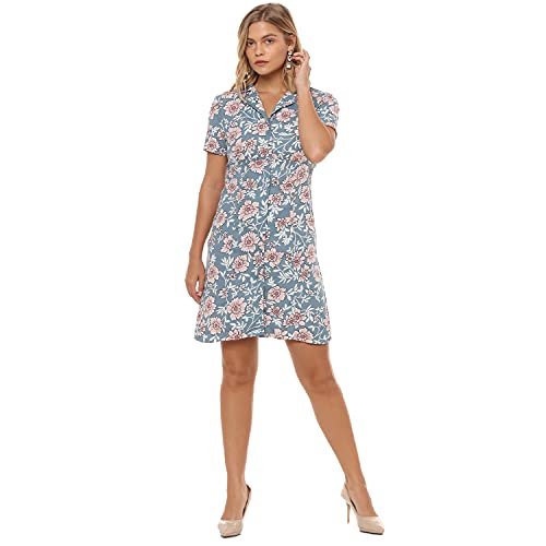 Image of Campus Sutra Women's Cotton Fit and Flare Above The Knee Casual Dress