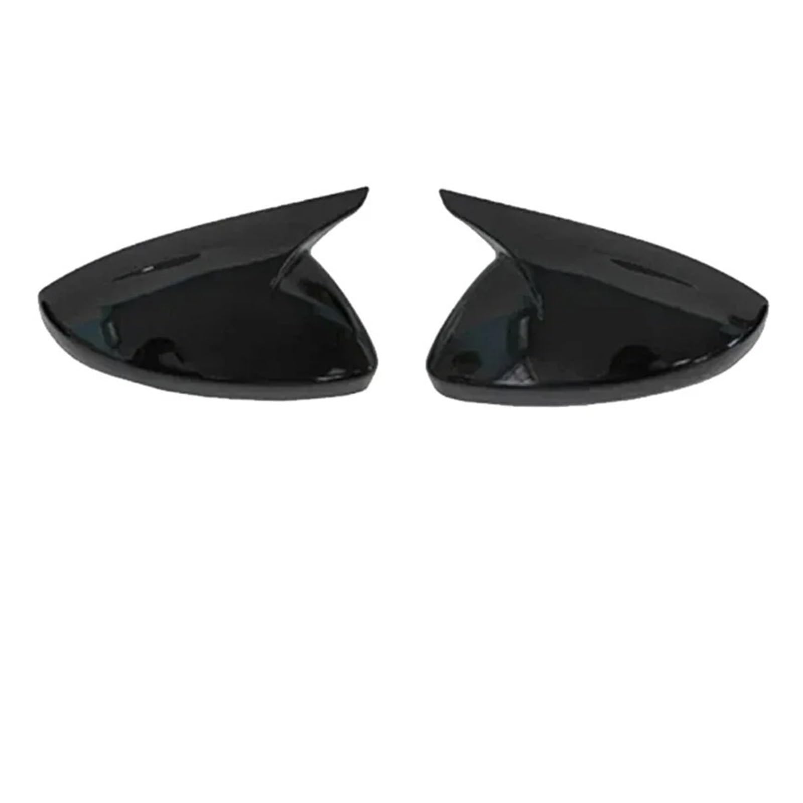 Cubierta del espejo retrovisor Para Peugeot 508 Espejo Retrovisor De Bocina Coche Cubierta Protectora Adhesiva(Bright black)
