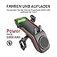 UPPEL Fahrrad Handyhalterung Mit Bluetooth Lautsprecher, 5000mAh Powerbank, Klingel, Mikrofon - 10-in-1 Multifunktional TF/SD/AUX Modus für Extrem & Freizeit Radsport, Mountainbike