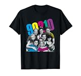 Beverly Hills 90210 Group Shot Neon Color Pop T-Shirt
