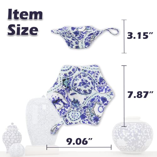 Mhttec Bowl Cozy S Black Plaid Bundle With S Blue And White2 S Polka Dot Red Microwave Safe Cloth Soup Bowl Holders Cotton Hot Bowl Cozy Huggers For Cold Food 6 Inches Bowls #TOP3