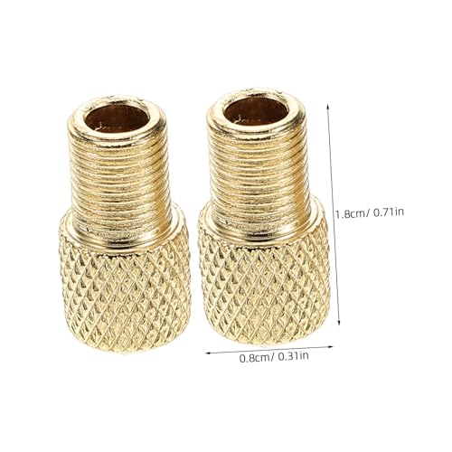 Adaptador de válvula para bicicleta UKCOCO 4 piezas miniatura 2